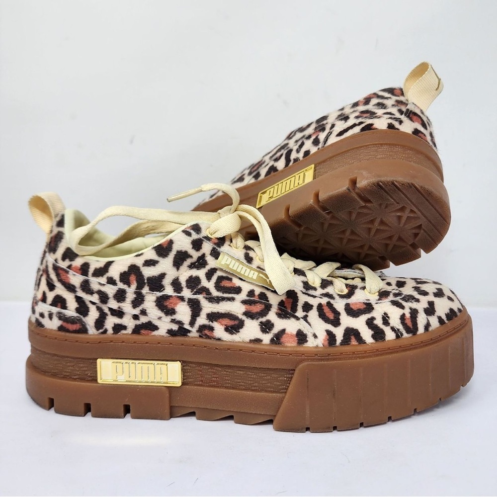 Puma Womens Mayze Leopard Platform   Sneakers Shoes Casual Size:7.5 - Picture 7 of 8